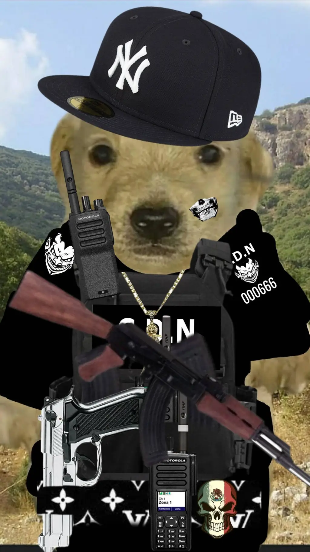 ai character: 000666 🇲🇽 background