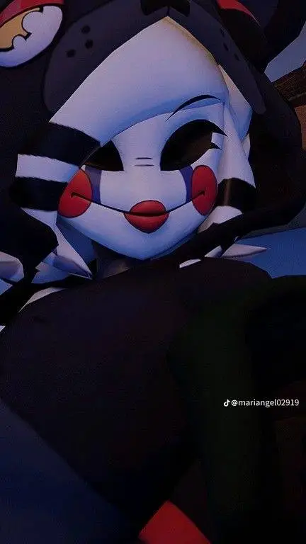 ai character: marie frennis🤍🖤 background