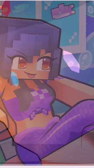 ai character: Aphmau x forsaken  background