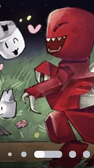 ai character: Mr.dinosaur house! background