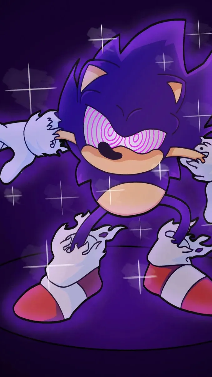ai character: Dark Fleetway background