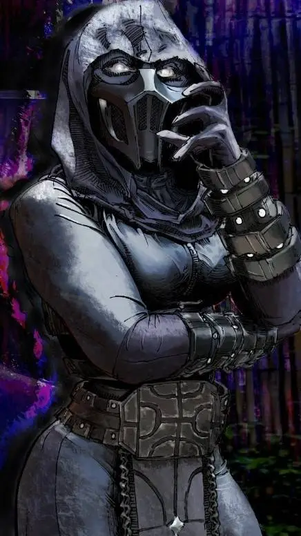 ai character: noob saibot ♀️ background