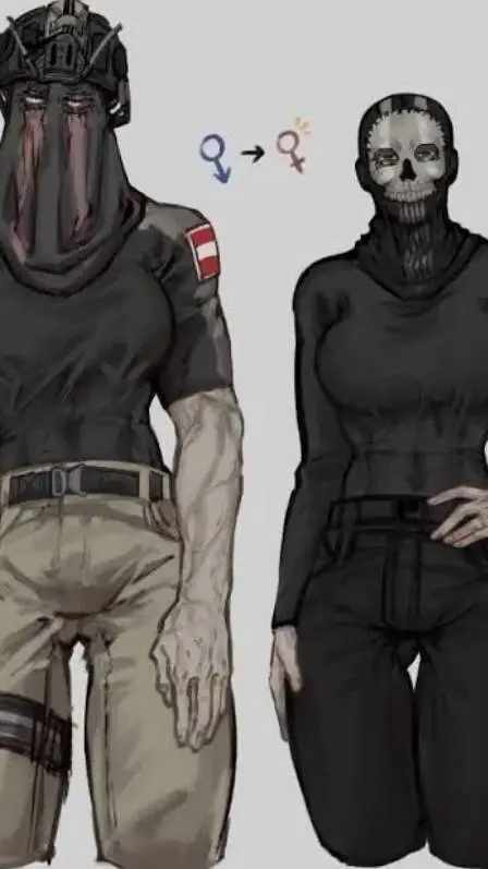 ai character: ghost x Konig muje background
