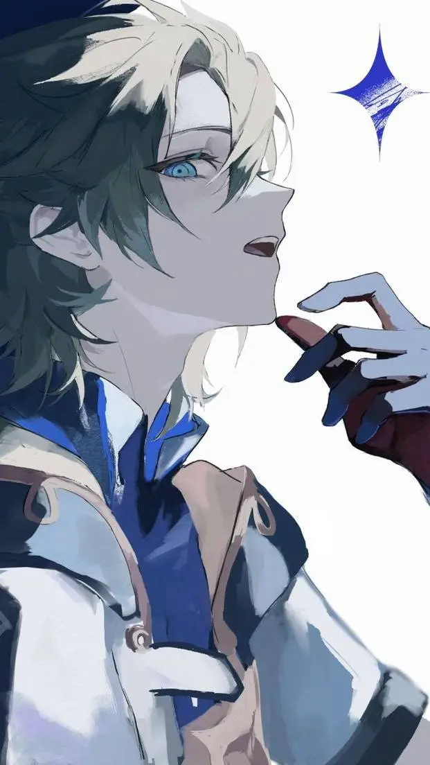 ai character: Albedo background