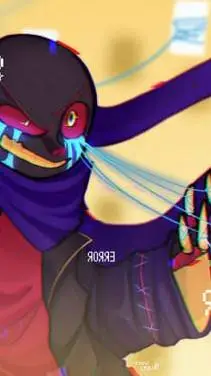 ai character: Error sans background
