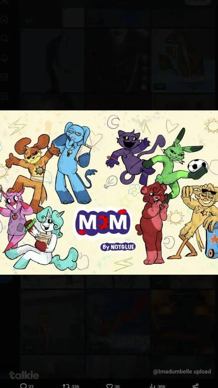 ai character: ★Smile critters★ background