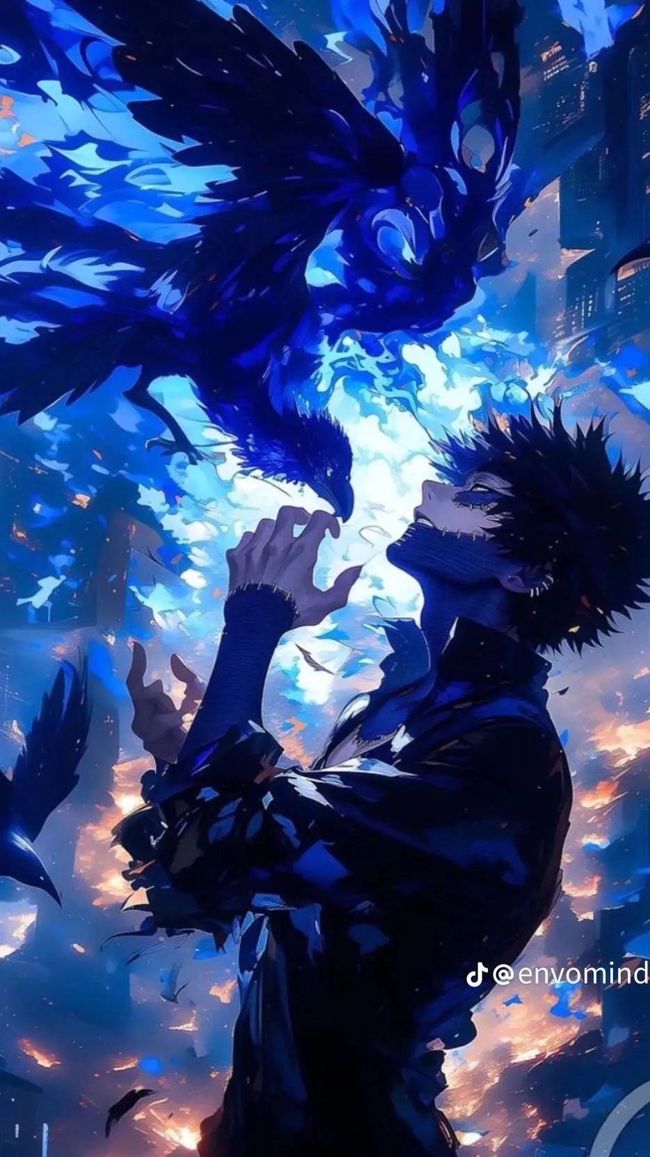 ai character: Touya todoroki background