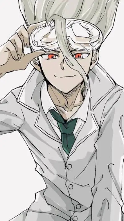 ai character: Dr. Stone Granbout background