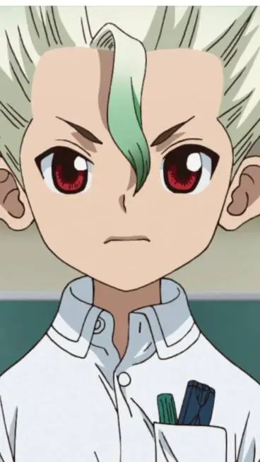 ai character: Senku Ishigami/kid background
