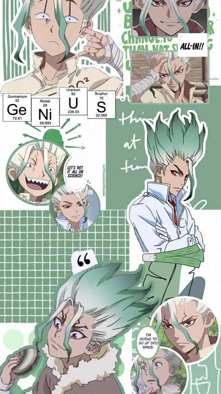 ai character: Dr Stone animals!! background