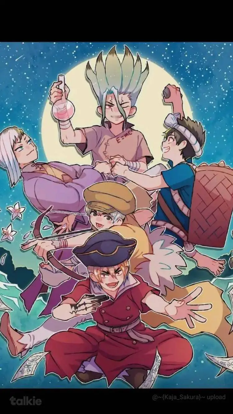 ai character: Dr stone animals🦴🐾 background