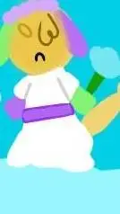 ai character: wedding day Looey background