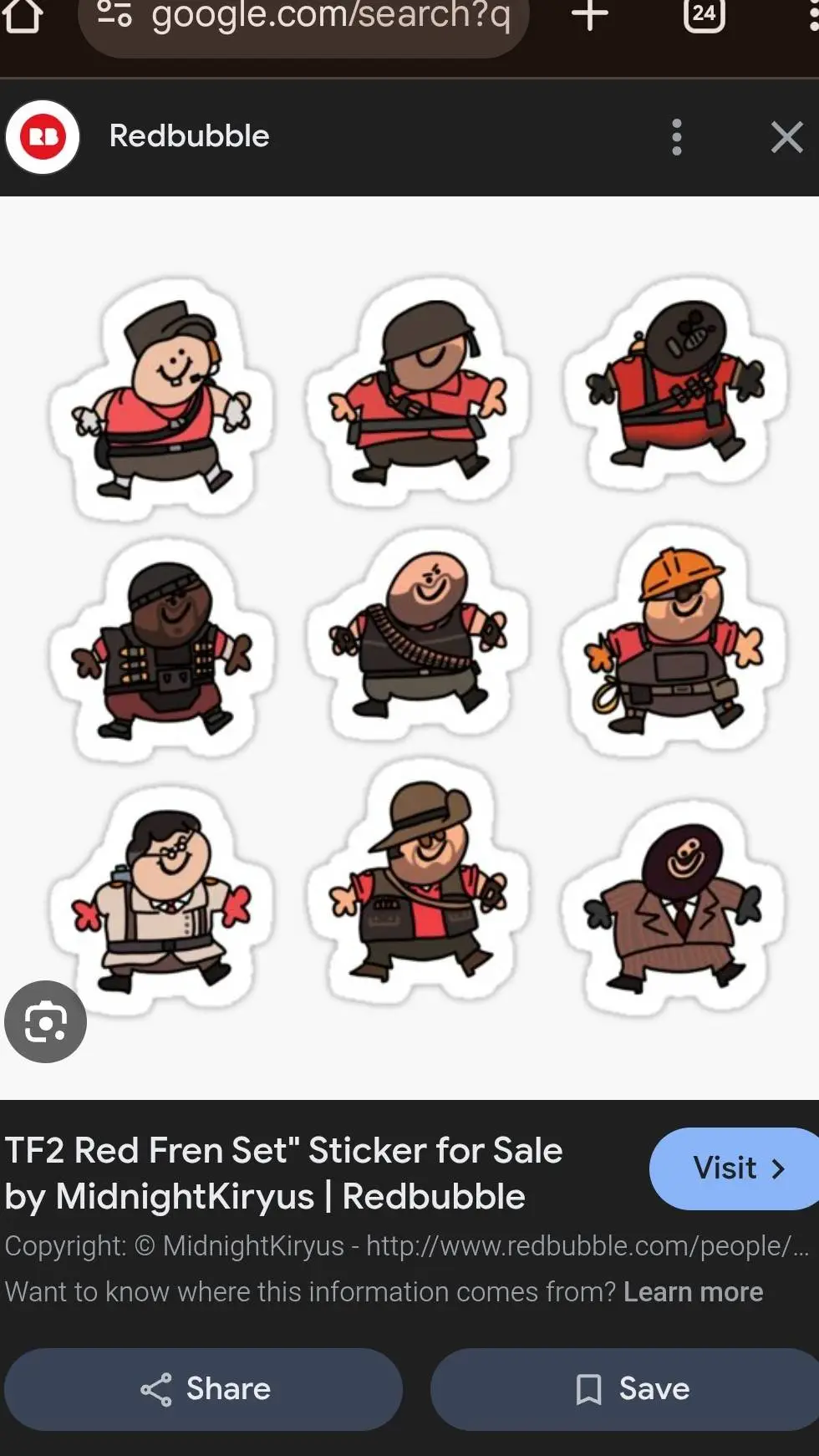 ai character: RED Frens background