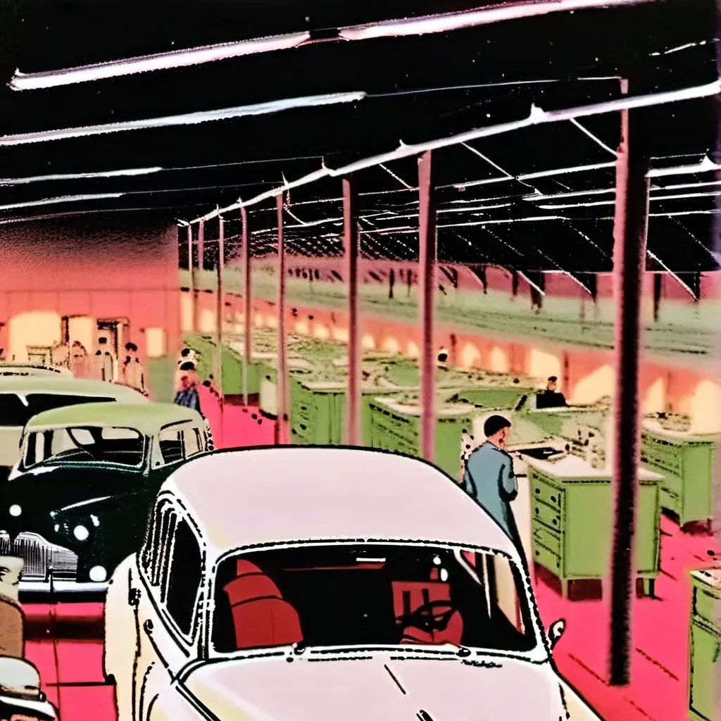 chat with ai character: the car factory 