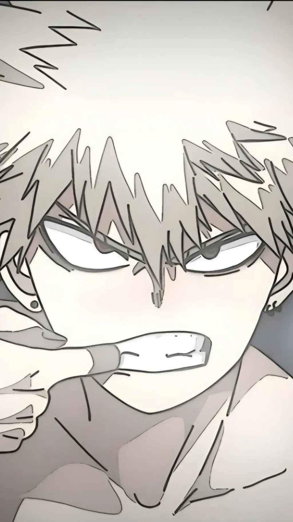 ai character: Bakugo Katsuki background