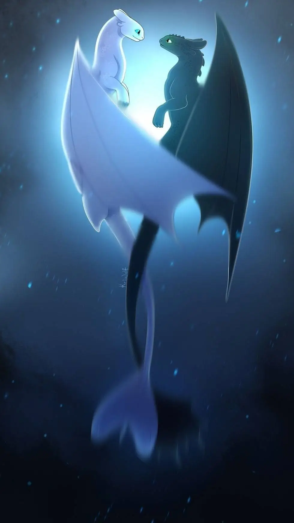ai character: light fury background