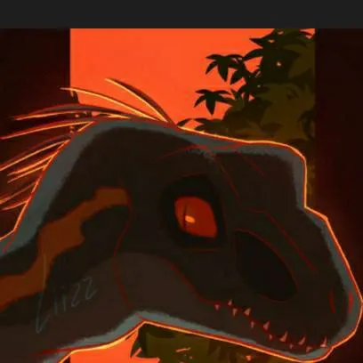 chat with ai character: blue x indoraptor