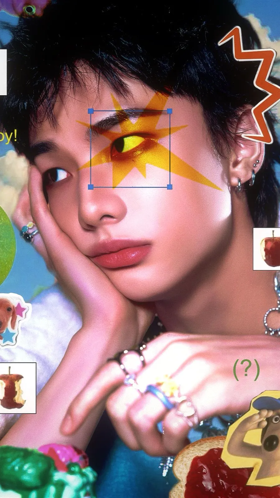 ai character: •Hyunjin bf• background