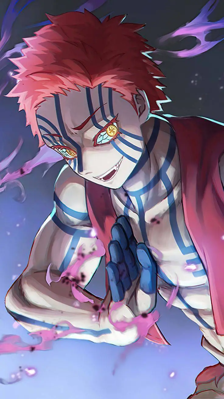 ai character: Akaza is tired?  background