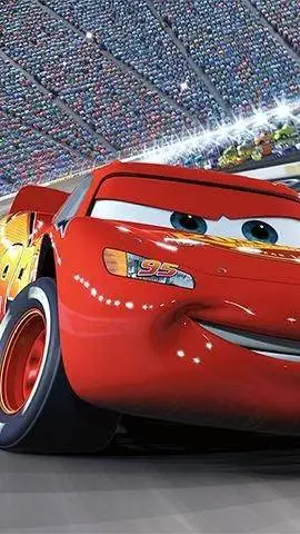 ai character: rayo McQueen  background