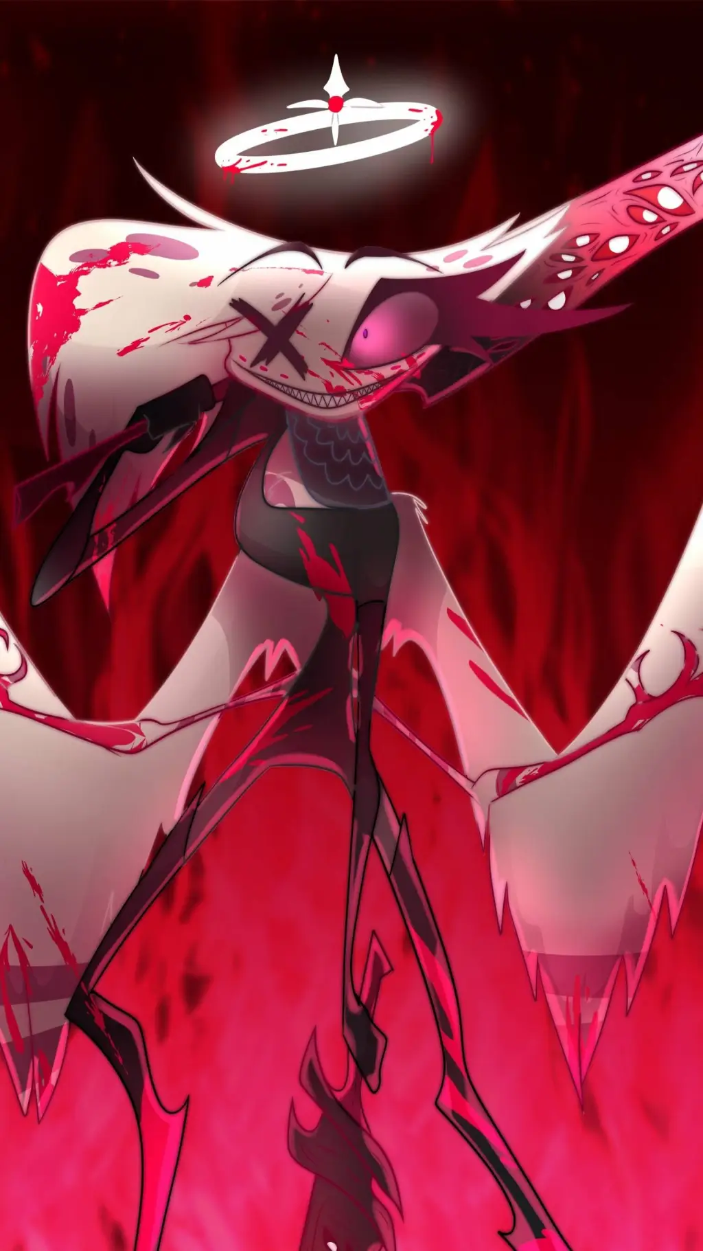ai character: angel dust  background