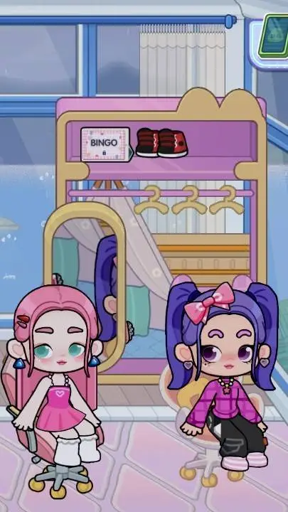 ai character: Girlz Night 🌃 background