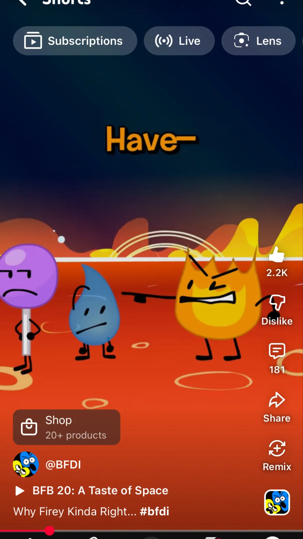 ai character: bfdi! background