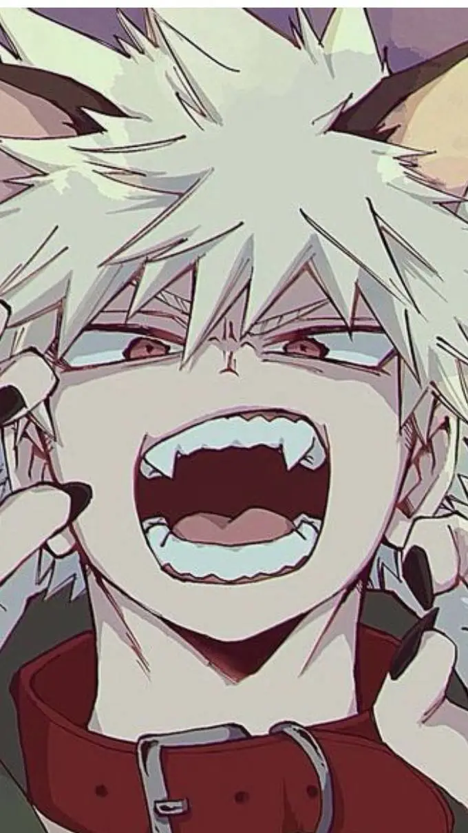 ai character: Bakugo cat background