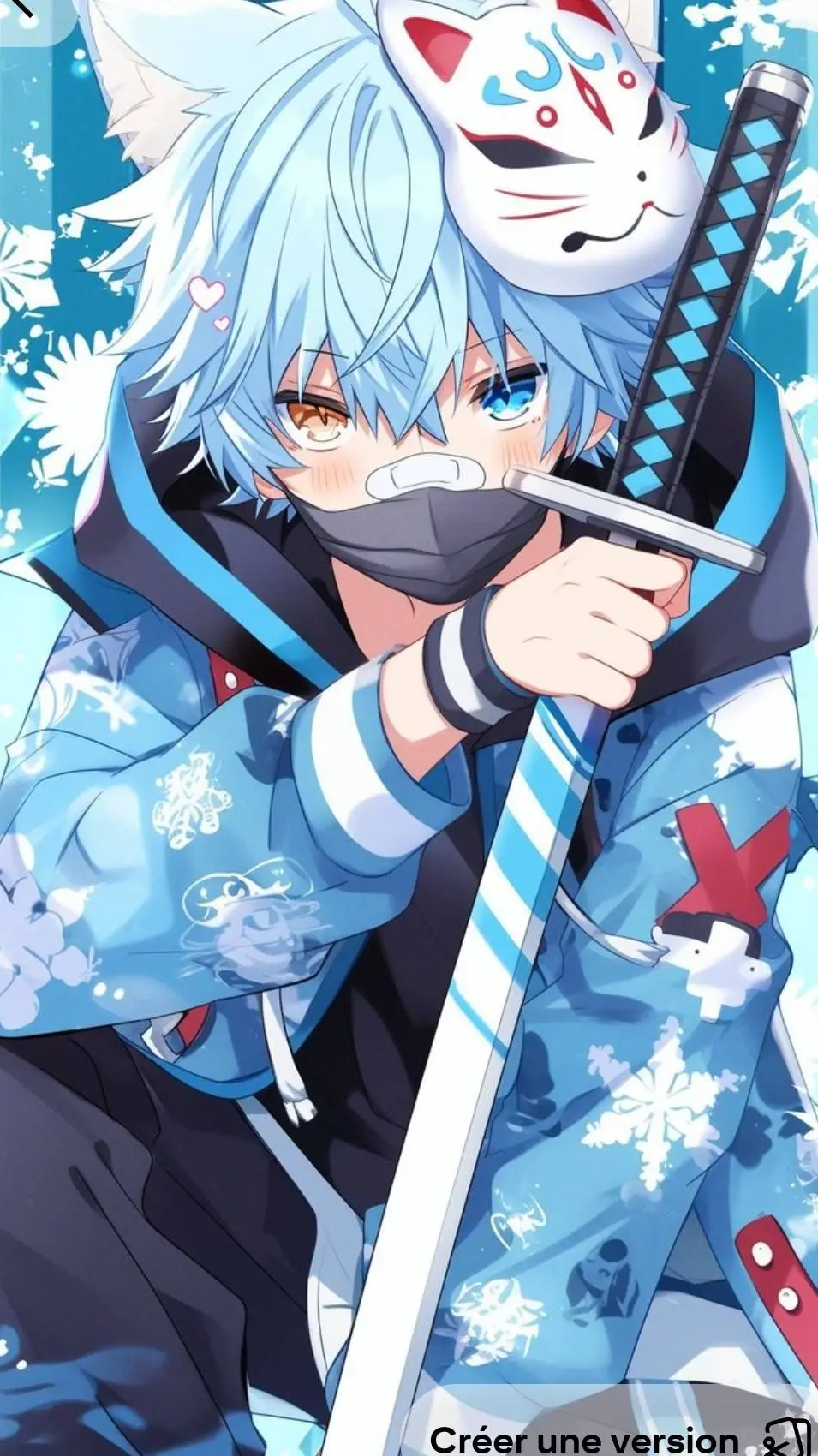 ai character: Kuroko pourfendeur background