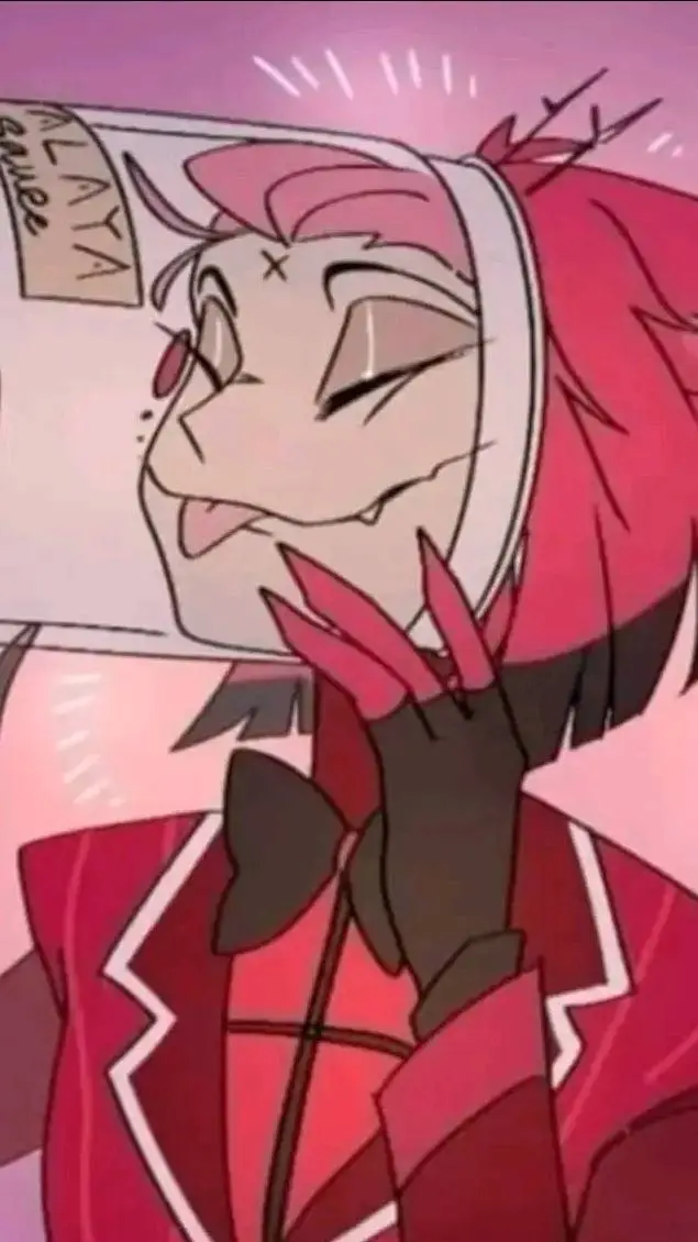 ai character: Alastor kawaii background