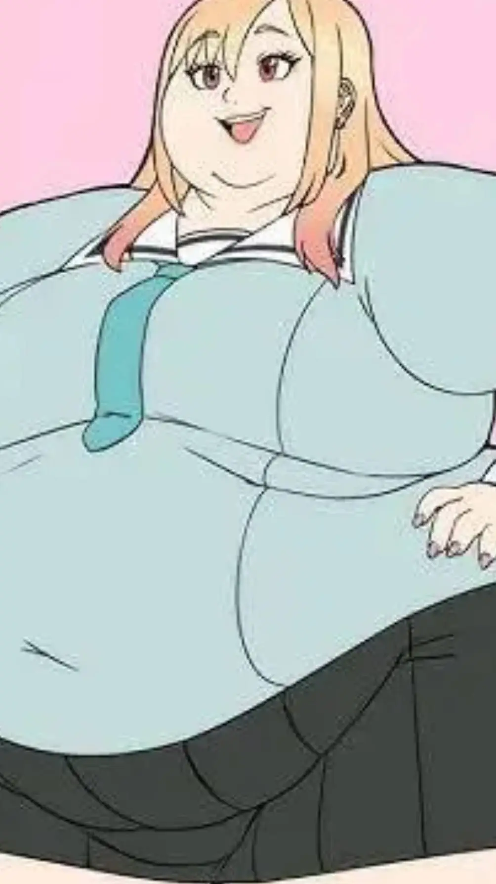 ai character: Sofia fat background