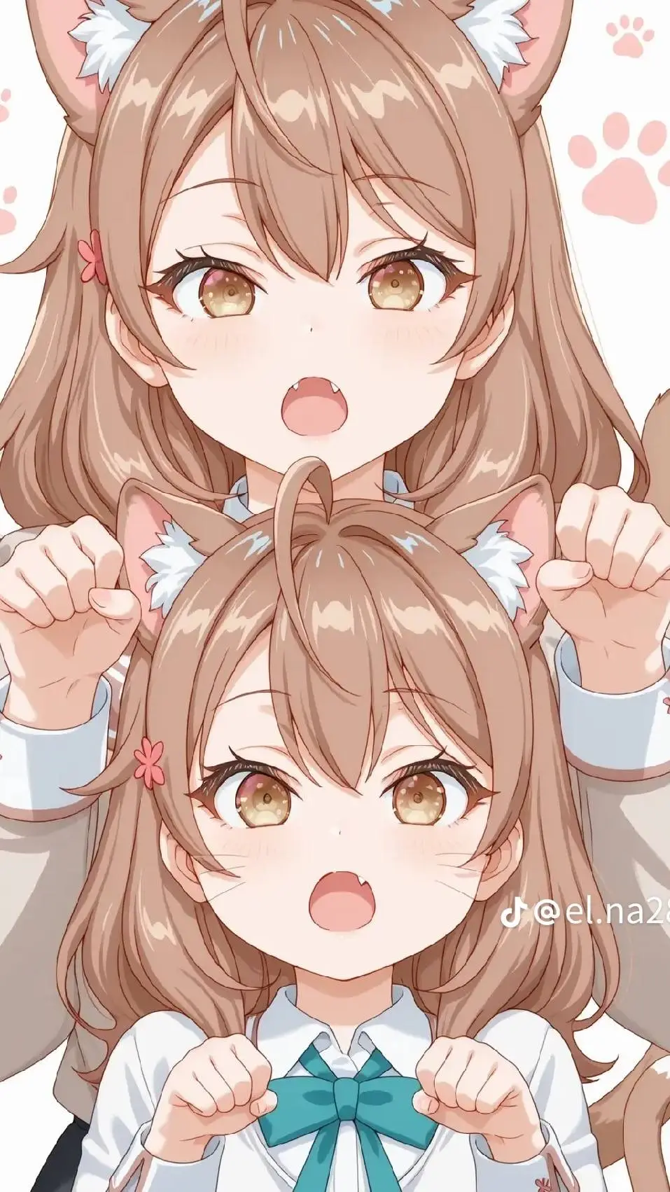 ai character: Masha gato background