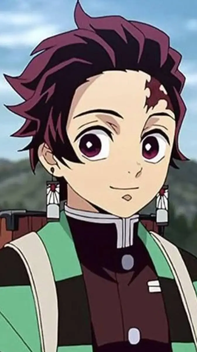 ai character: Tanjiro kamado background