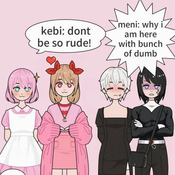 chat with ai character: my trio