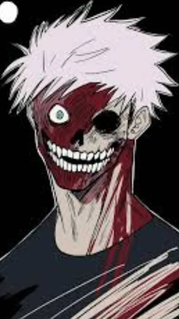 ai character: gojo zombie background