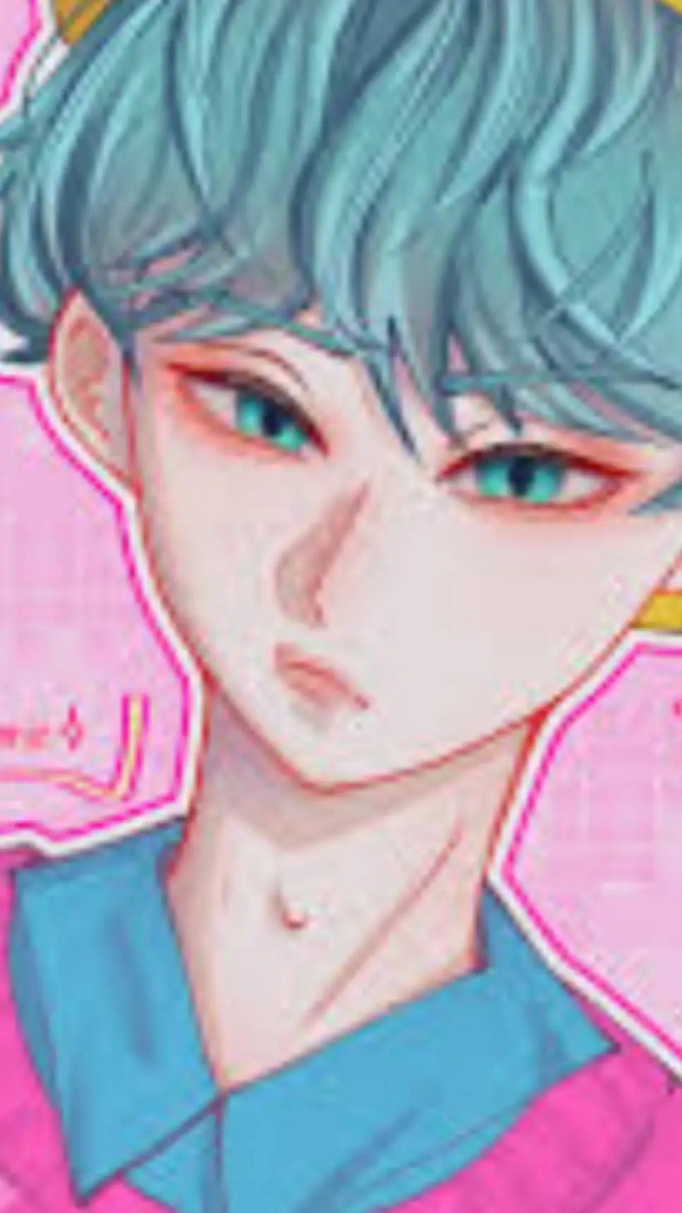 ai character: Baby saja shop background