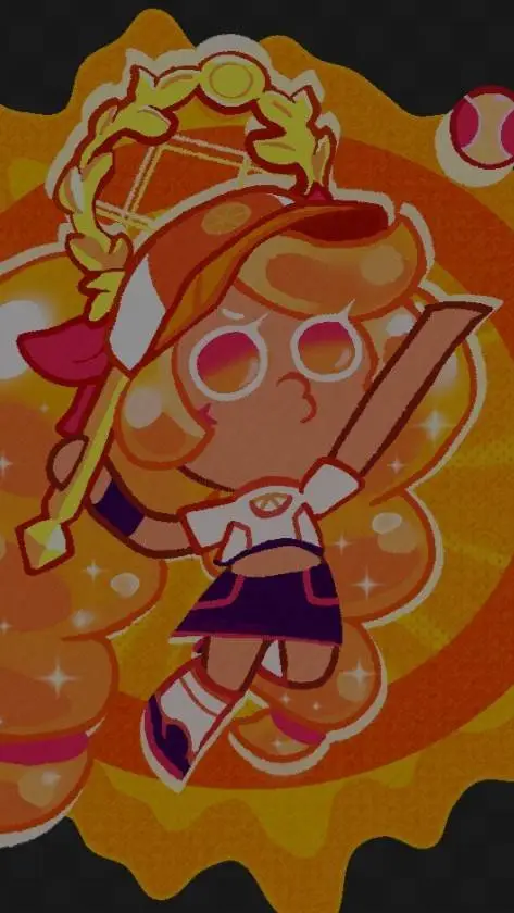 ai character: Orange cookie! background
