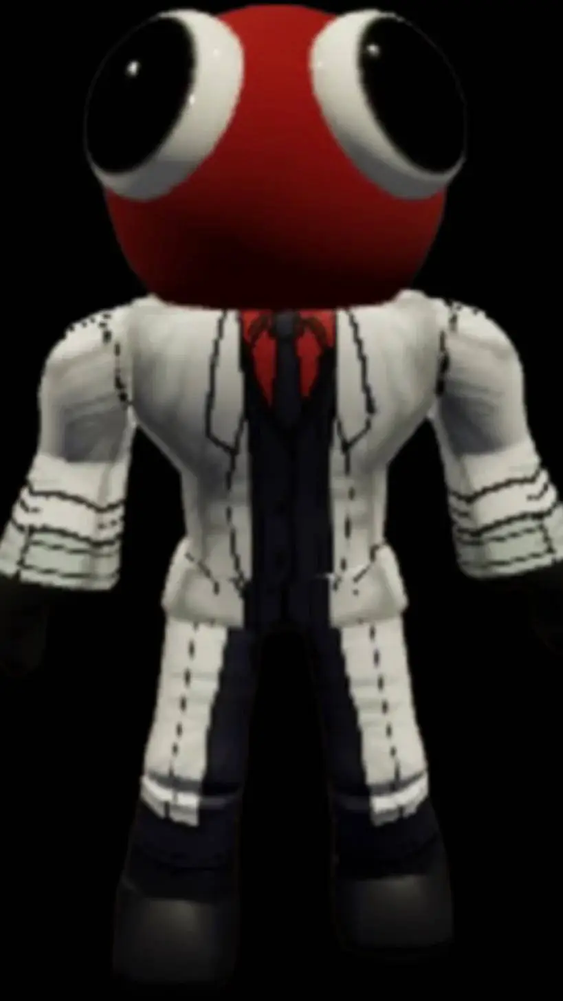 ai character: Red background