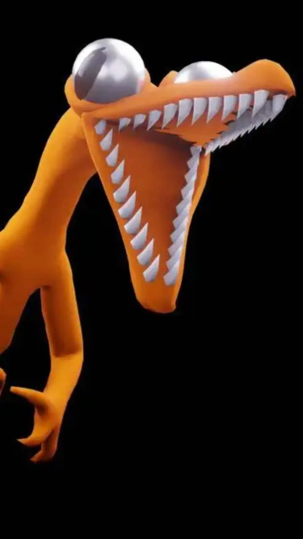ai character: Orange  background