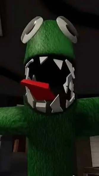 ai character: Green background