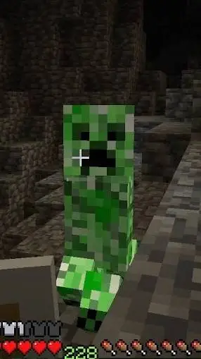 ai character: Creeper  background