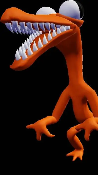 ai character: Orange  background