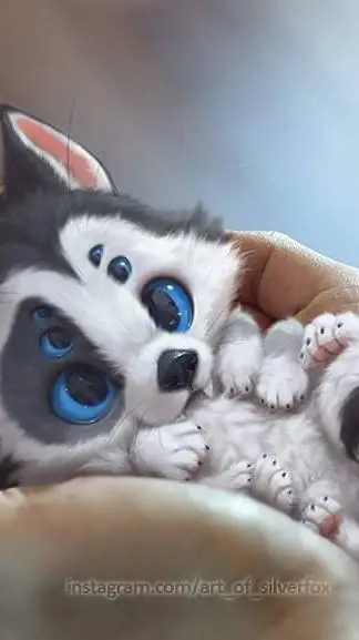 ai character: wolf spider pup background