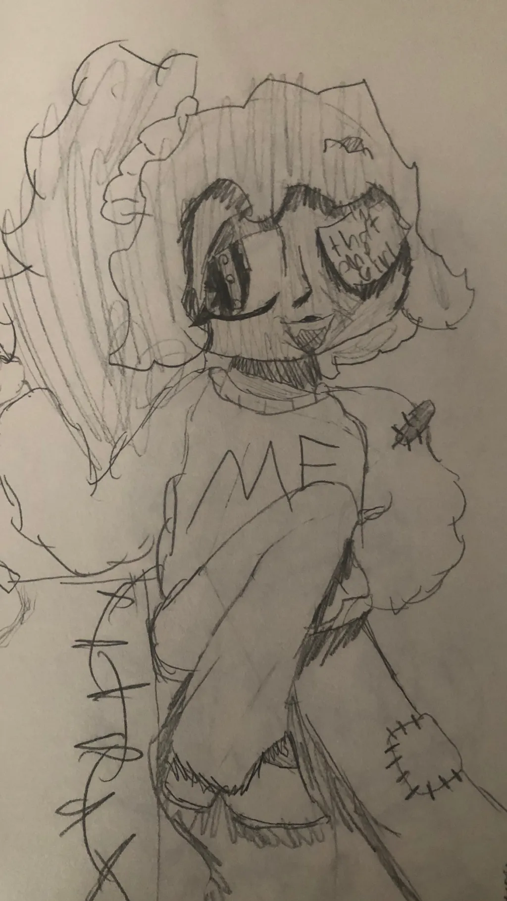 ai character: Tog (my main oc)  background