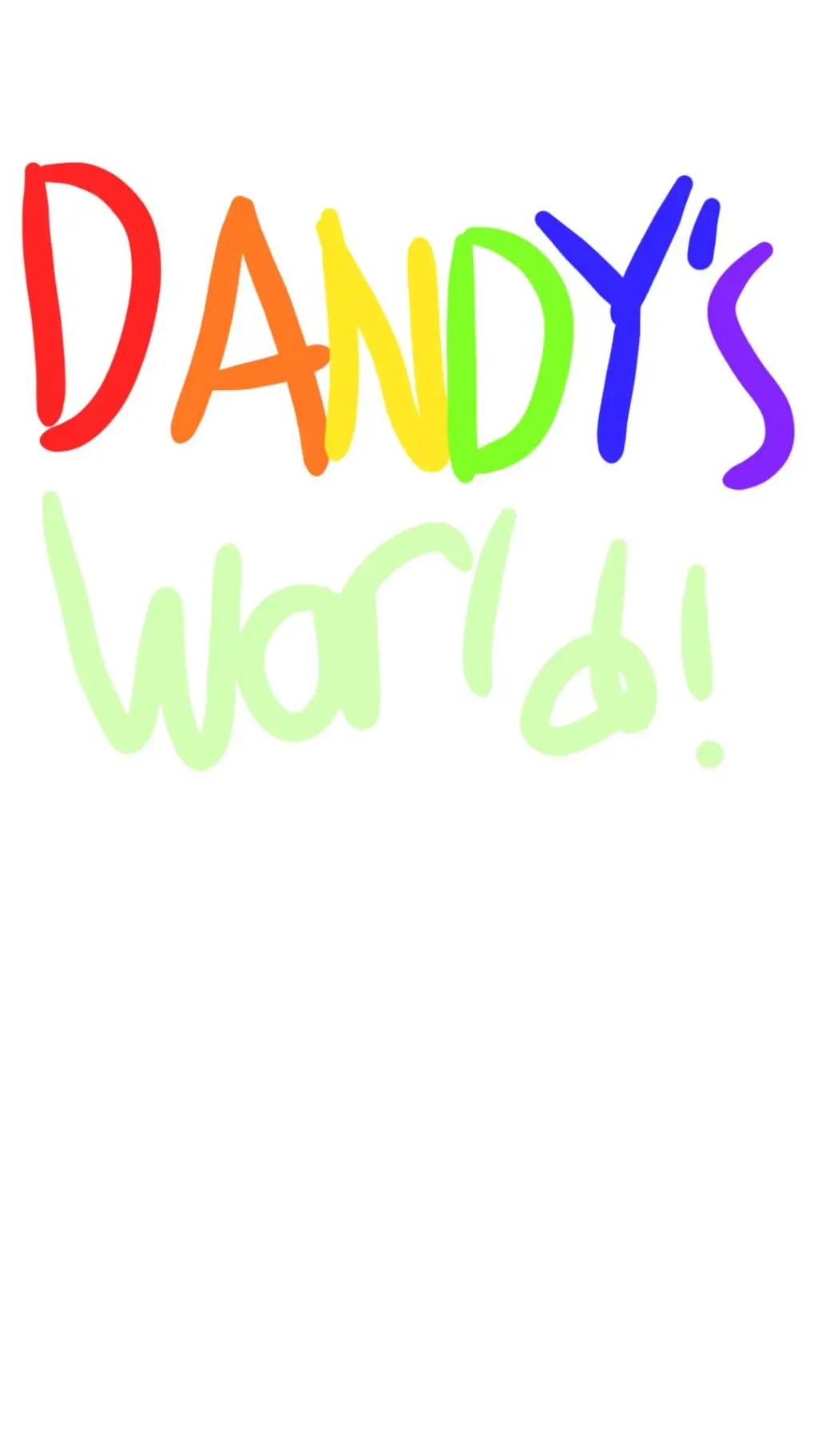 ai character: ☆Dandy's world☆ background