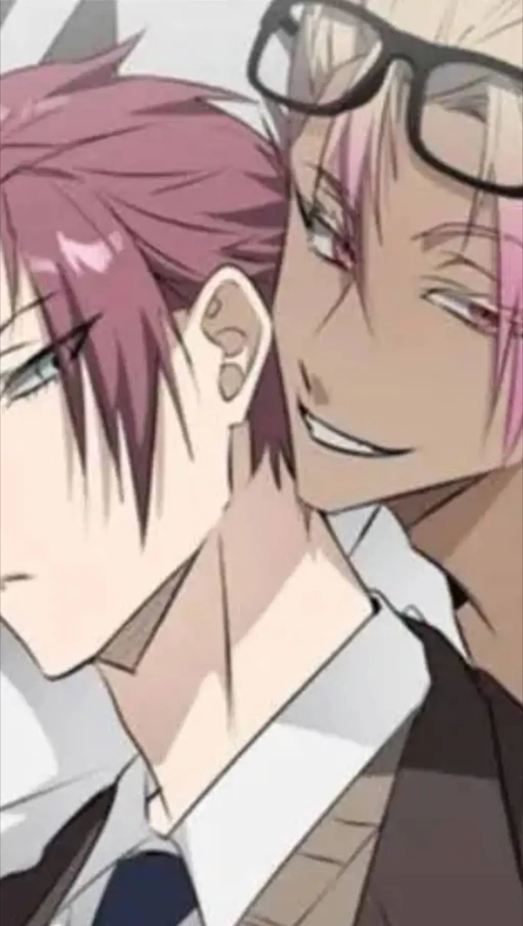 ai character: shidou and sae     background