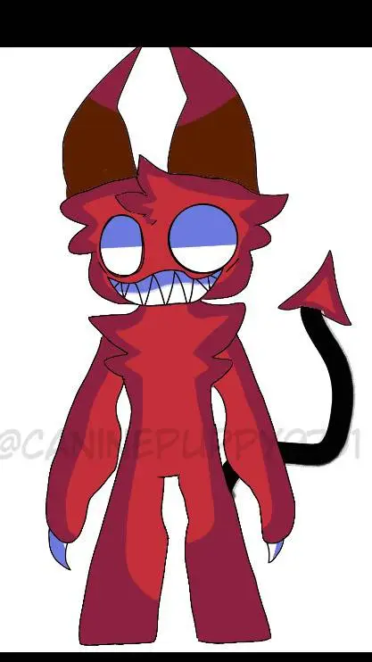 ai character: hellish banban  background