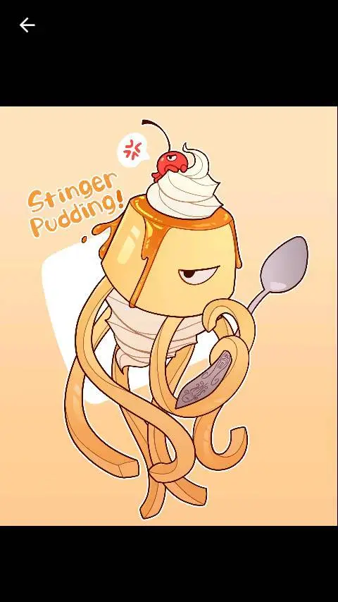 ai character: stinger pudding background
