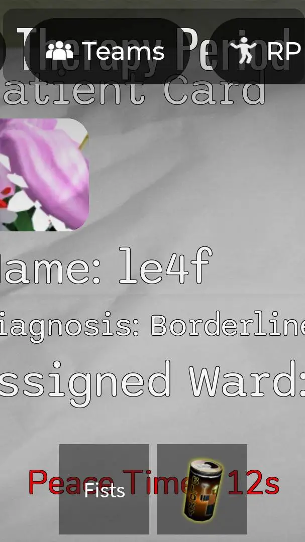 ai character: dw in aslyum background