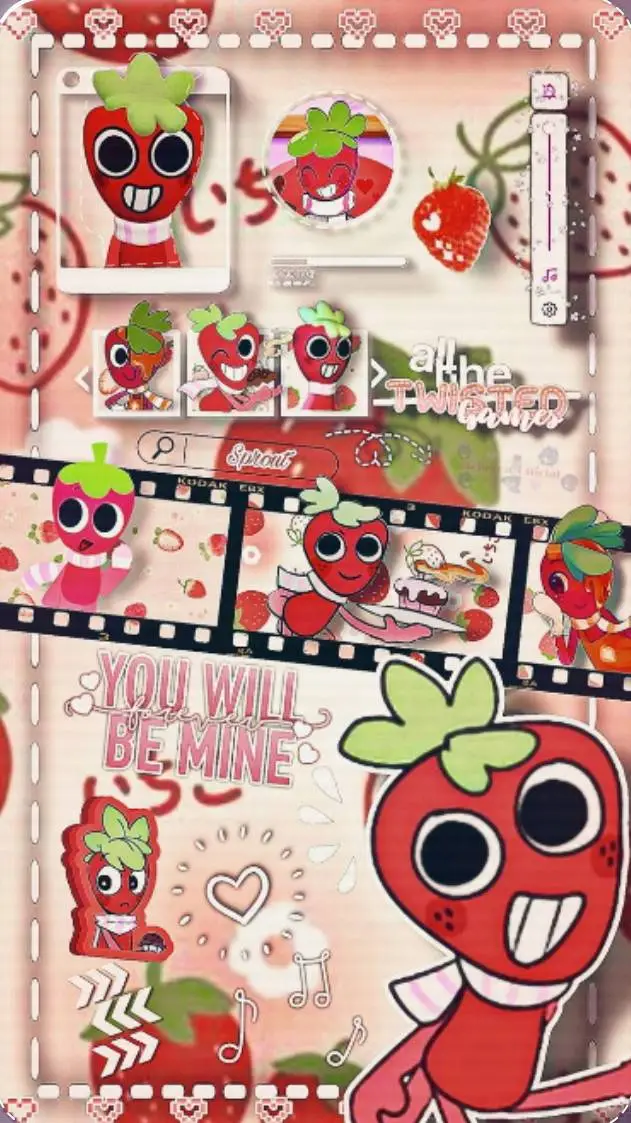 ai character: Sprout🍓 background